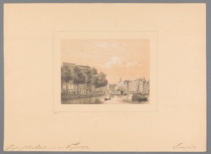 Gezicht op het Rokin en de Oude Turfmarkt