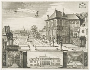 Gezicht op het Rubenshuis te Antwerpen