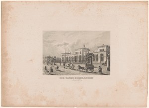 Gezicht op het Taunusbahnhof te Frankfurt am Main