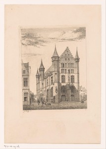 Gezicht op het Vleeshuis in Antwerpen