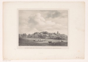 Gezicht op het voormalig landgoed Bosbeek-Groenendaal