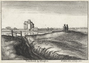 Gezicht op het Waterhouse van Islington (Londen)
