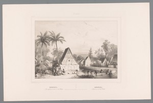 Gezicht op huizen in Kupang