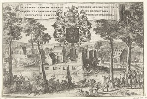 Gezicht op kasteel Bekkevoort