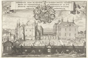 Gezicht op kasteel Bernissem