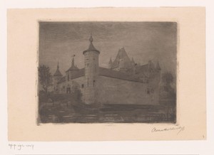 Gezicht op kasteel Bossenstein bij Broechem