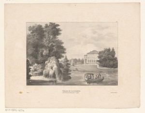 Gezicht op kasteel Diepenbroeck