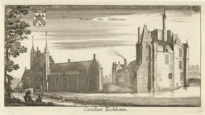 Gezicht op Kasteel Eekhooven