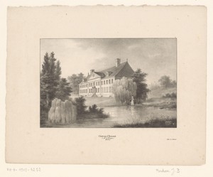 Gezicht op kasteel Hovorst