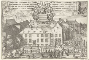 Gezicht op kasteel Jungen Biesen
