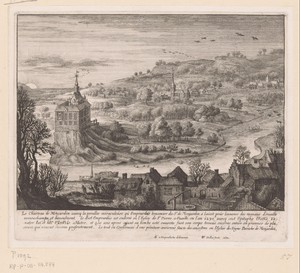 Gezicht op kasteel Monjardin