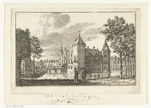 Gezicht op Kasteel Nederhorst in Nederhorst den Berg