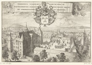 Gezicht op kasteel Siersdorf