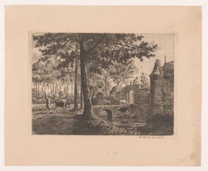 Gezicht op Kasteel Sterckshof in Deurne bij Antwerpen