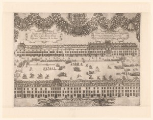 Gezicht op La Carrière of de Rue Neuve in Nancy