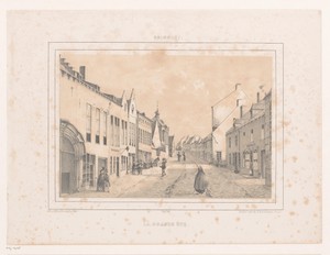 Gezicht op La Grande Rue te Geraardsbergen