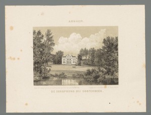 Gezicht op landgoed De Oorsprong bij Oosterbeek
