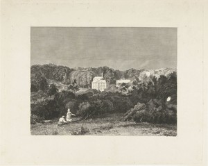 Gezicht op landgoed en kasteel Rosendael