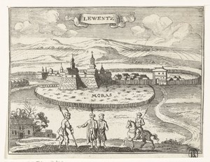 Gezicht op Levice