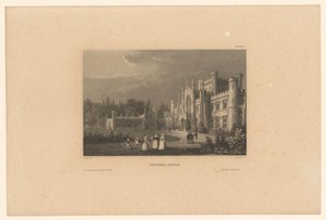Gezicht op Lowther Castle