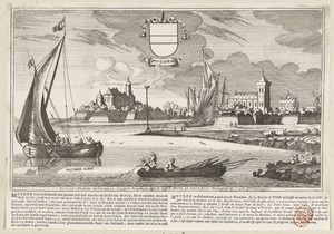 Gezicht op Muiden