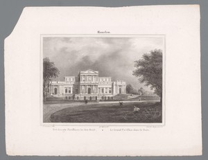 Gezicht op Paviljoen Welgelegen