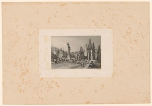 Gezicht op Praag vanaf de Karelsbrug