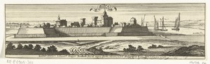 Gezicht op Slot Loevestein