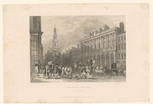 Gezicht op Somerset House in Londen