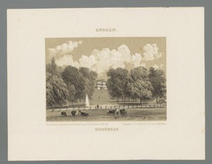 Gezicht op Sonsbeek te Arnhem