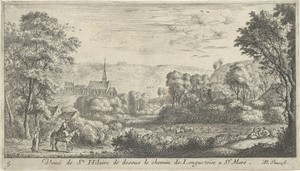 Gezicht op St. Hilaire
