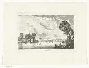 Gezicht op Well aan de Maas