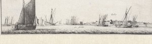 Gezicht over de Schelde op Lillo