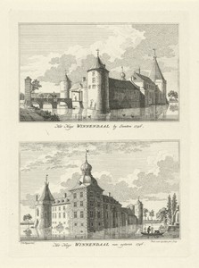Gezichten op het Huis Winnendaal, 1746