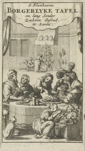 Gezin rond de eettafel