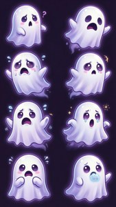 Ghost Emotions Sprite Sheet