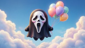 Ghostface Balloon Ride