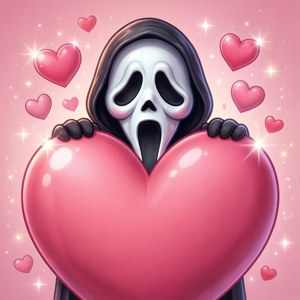 Ghostface Behind Heart