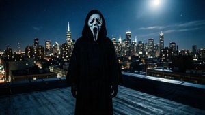 Ghostface Rooftop Night