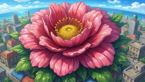 Giant Flower Bloom