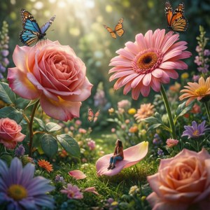 Giant Flower Garden
