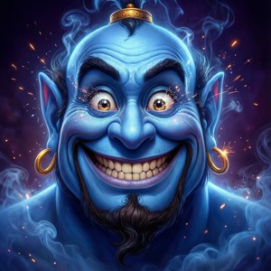 Giant Genie Face Smoke