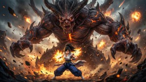 Giant Infernal Battle
