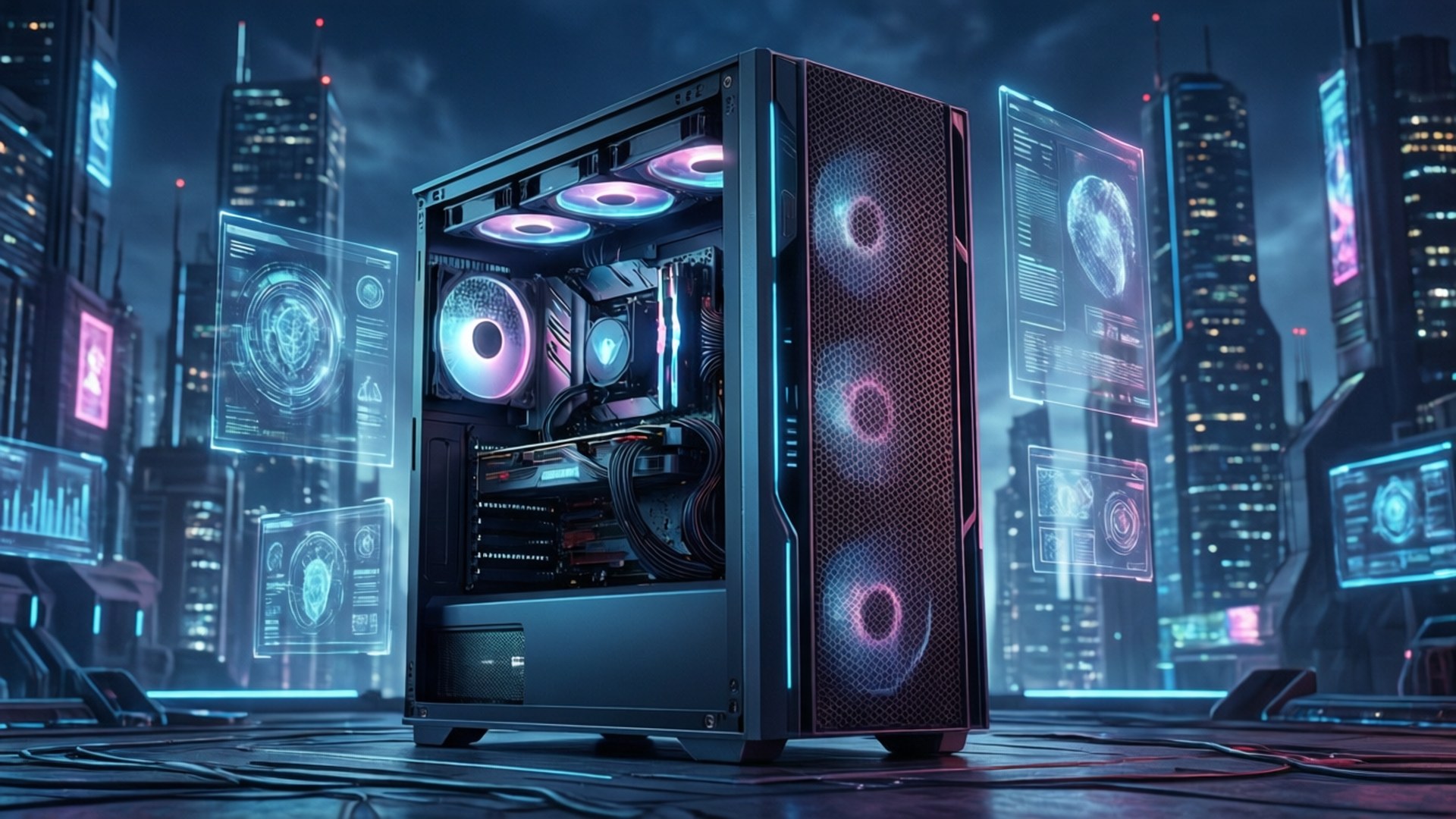 Giant PC City by Wallpapers.art Studio