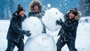 Giant Snowball Fight