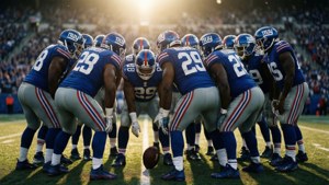 Giants Huddle Drama
