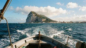 Gibraltar from the Sea