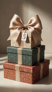 Gift Box Stack Five