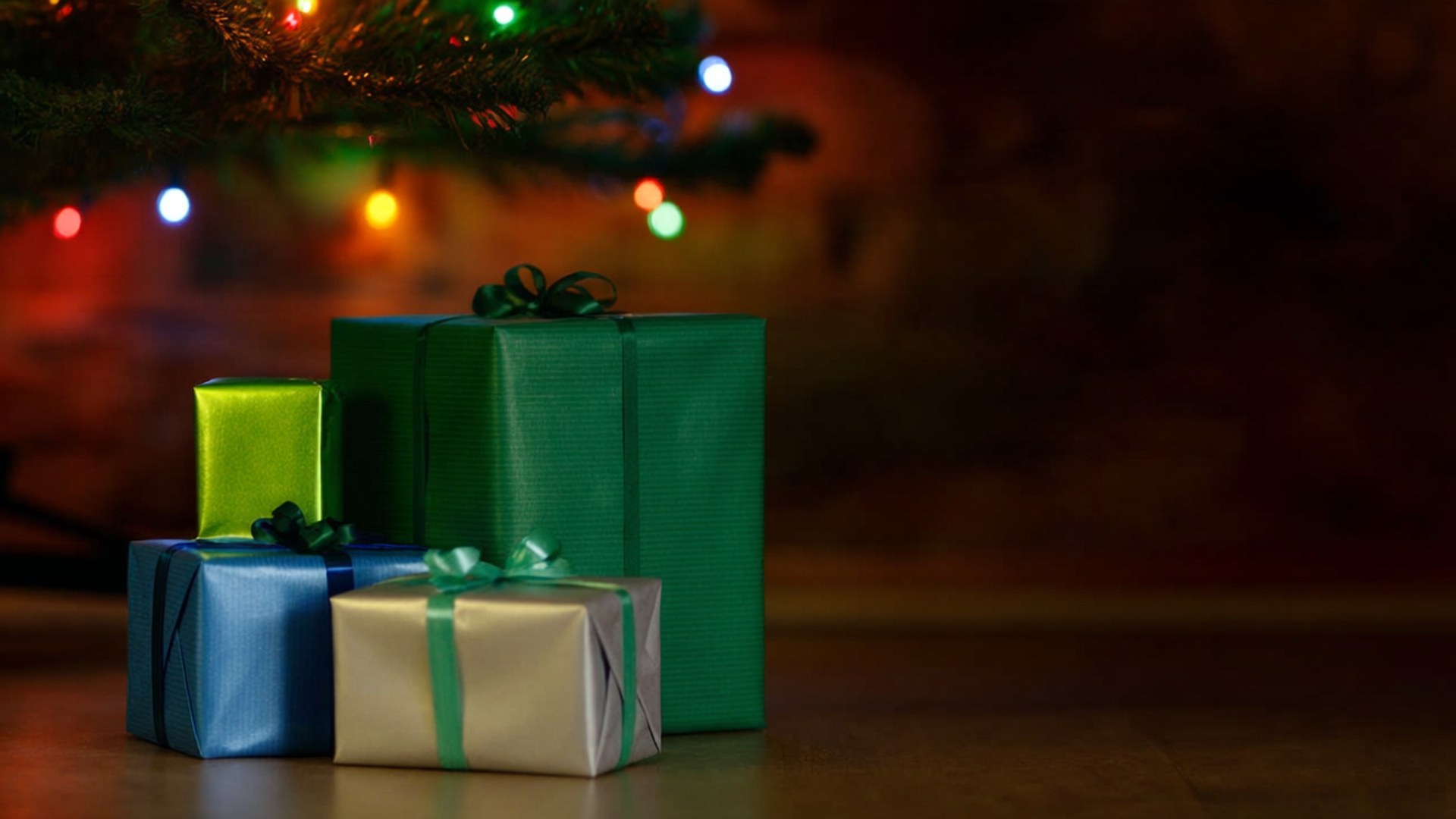 Gifts Under Tree by Wallpapers.art Studio