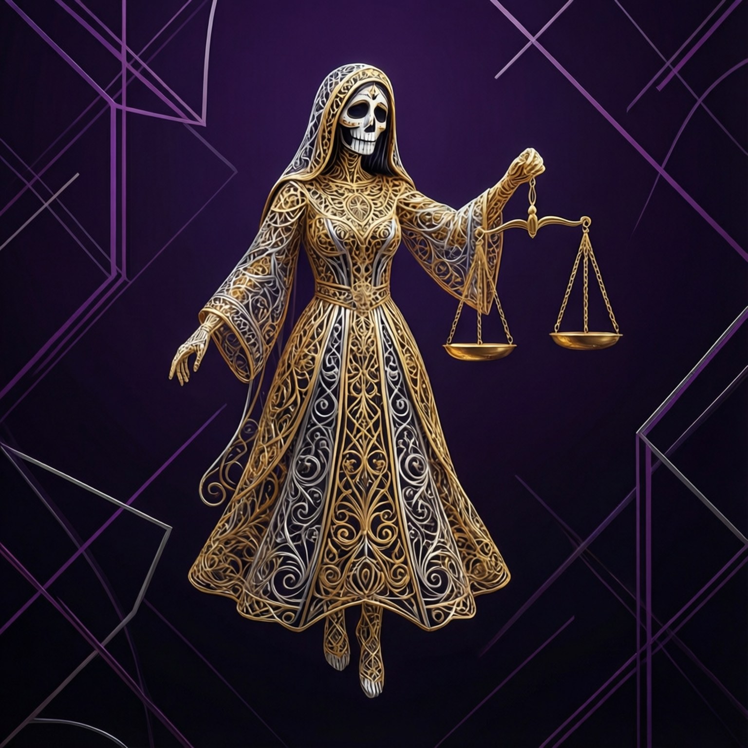 Gilded Reaper by Wallpapers.art Studio